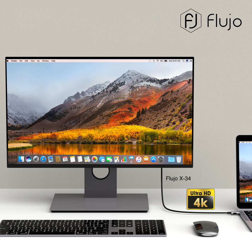 FLUJO X34 USB 3.1 Multi-function Type-C to USB-C Cable