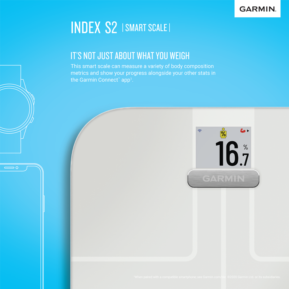 The Garmin Index Smart Scale - S2