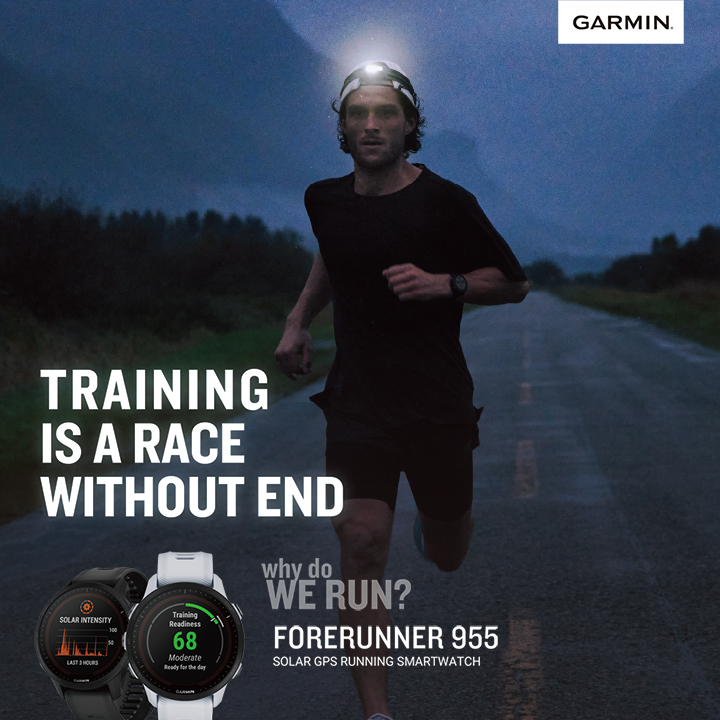 Garmin Forerunner 955 – the Premium Solar GPS Running & Triathlon Smartwatch