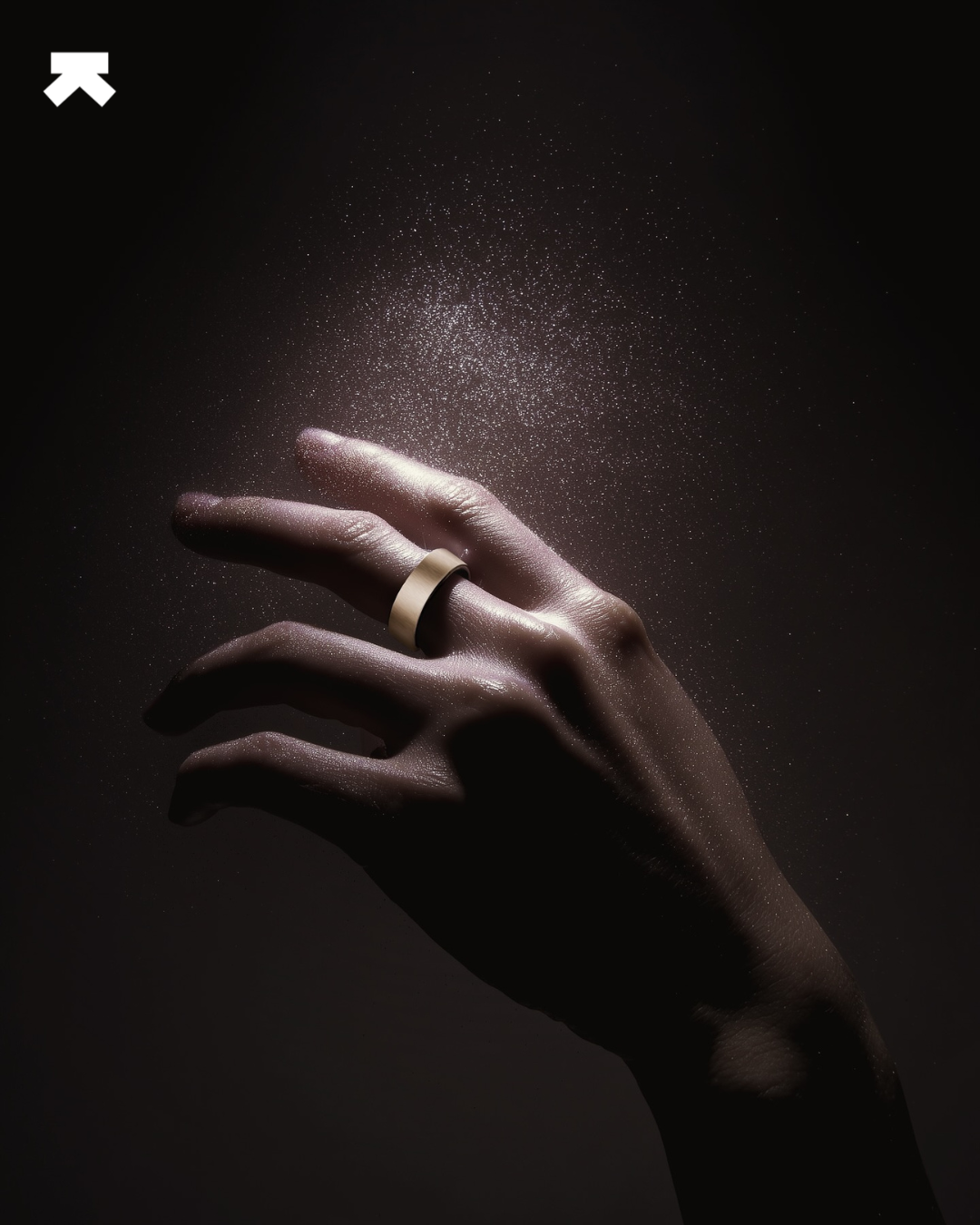 Comfort Meets Style – Ultrahuman Brushed Rise Gold Ring AIR